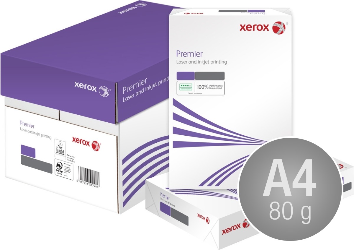 Xerox Premier kopipapir, A4/80g/500 ark